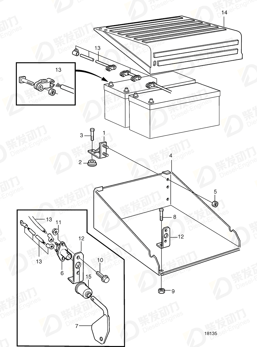 VOLVO Huvudstrmstllare 22172491 Drawing